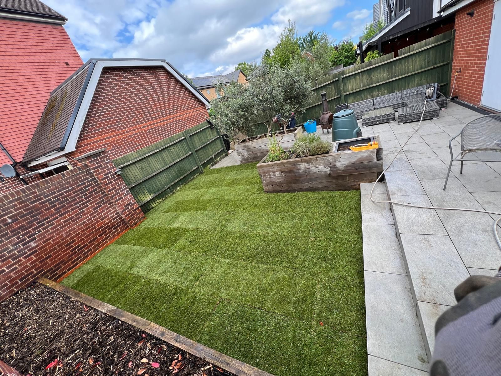 TJH recent garden and landscaping work